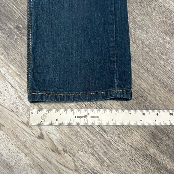 Levis 541 Red Tab Faded Dark Wash Blue Mens 32 Athletic Fit Tapered Denim Jeans - Picture 11 of 11